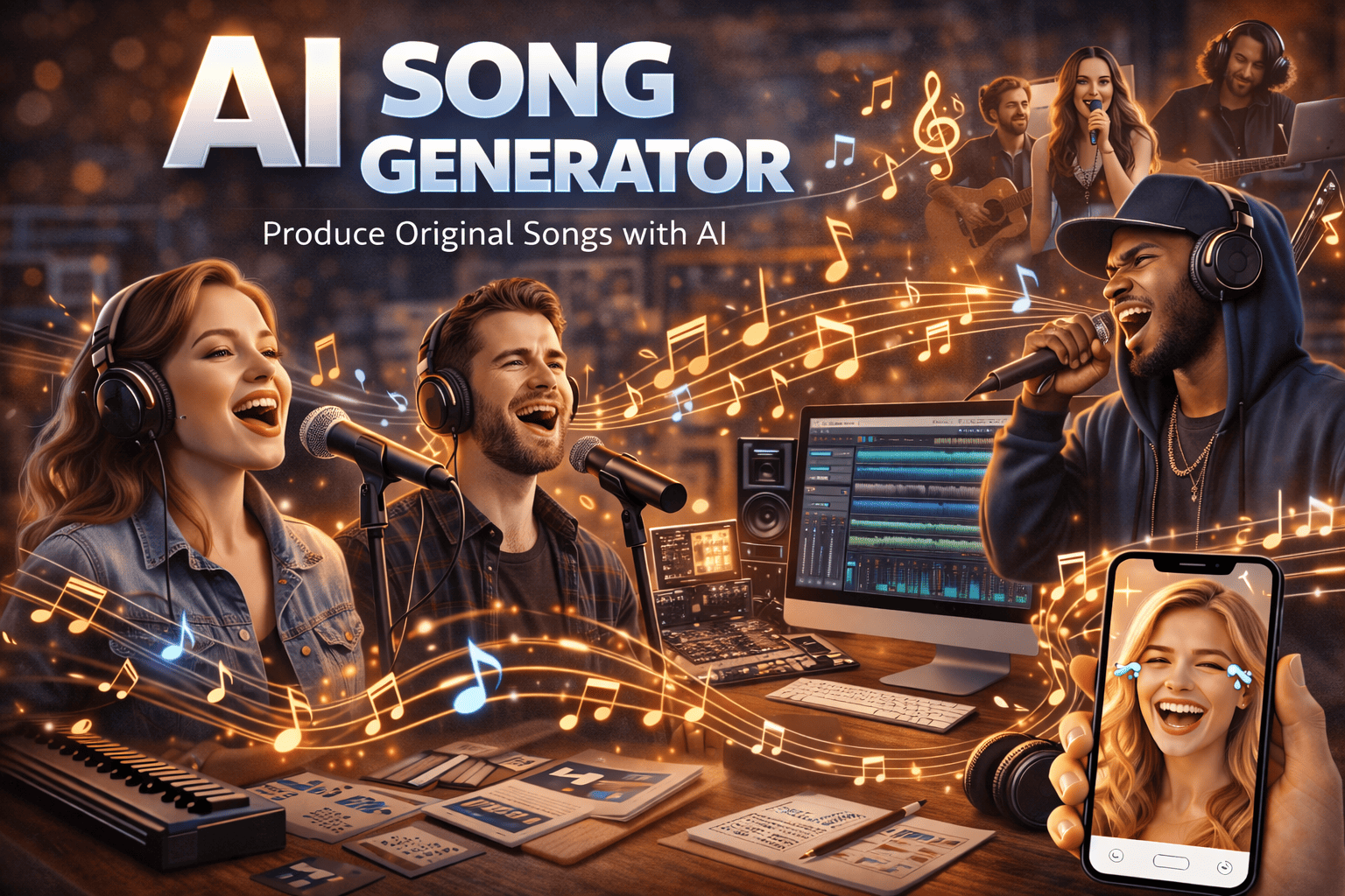 AI 歌曲生成器